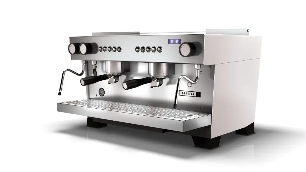 [IBERITAL-REFERENT-BLANCBRI] MAQUINA ESPRESSO IBERITAL REFERENT- 2 GRUPOS - VASO ALTO (BLANCO BRILLANTE)