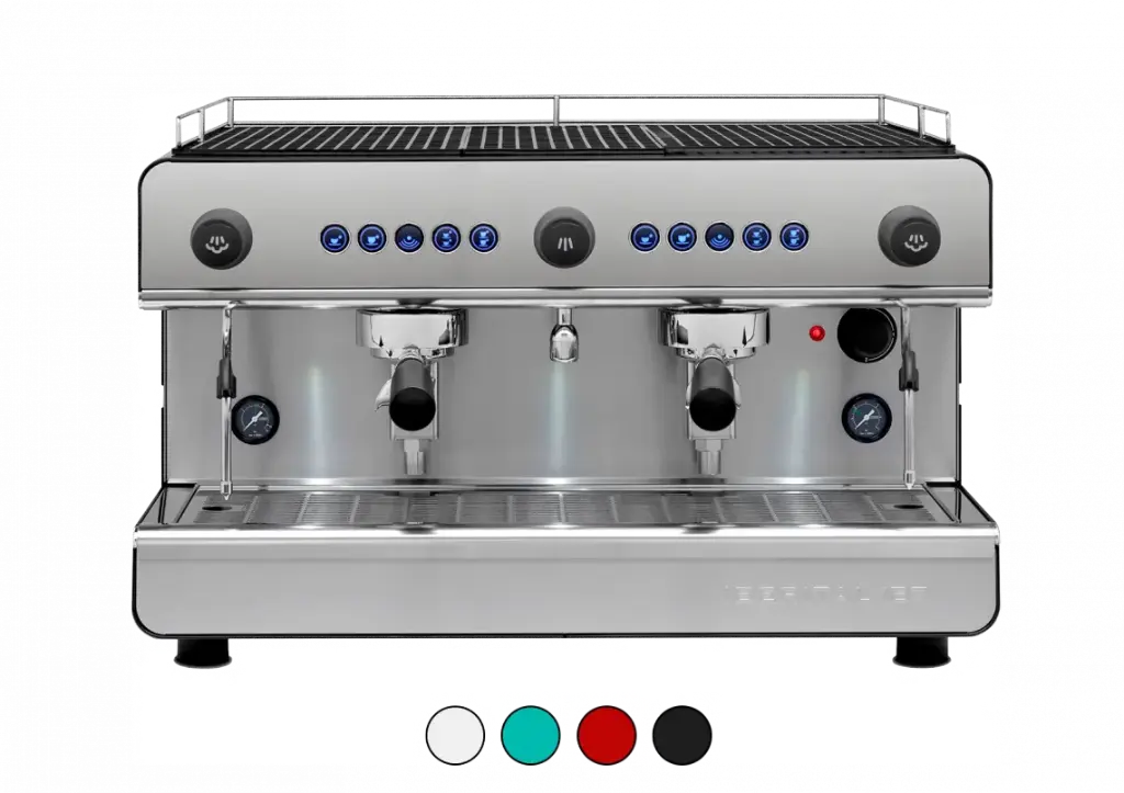 [IBERITAL-IB7-NGRMATE] MAQUINA ESPRESSO IBERITAL IB7 - 2 GRUPOS - VASO ALTO (NEGRO MATE)