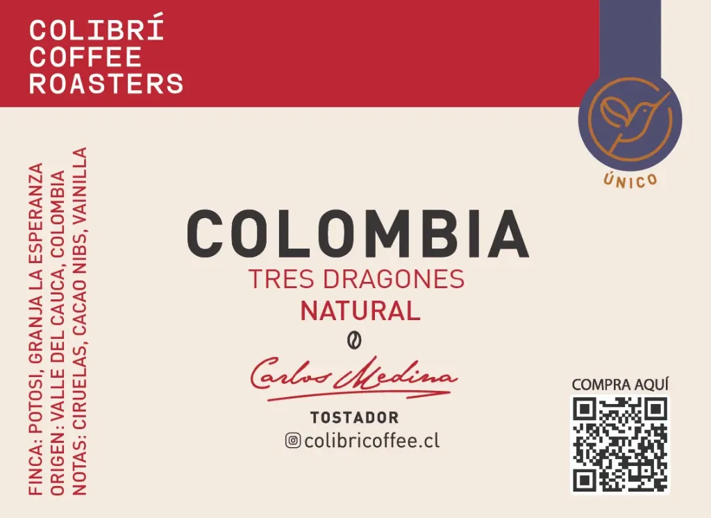 COLOMBIA - 3 DRAGONES NATURAL - FINCA POTOSI